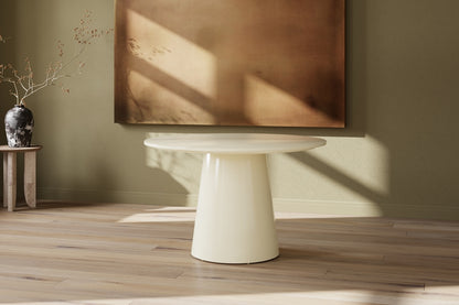 Rundt spisebord Ø120 Beige