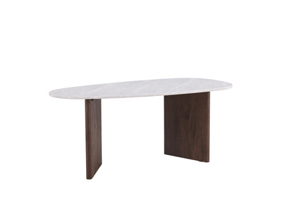 Grönvik Oval Spisebord 180 x 90 Lys Grå
