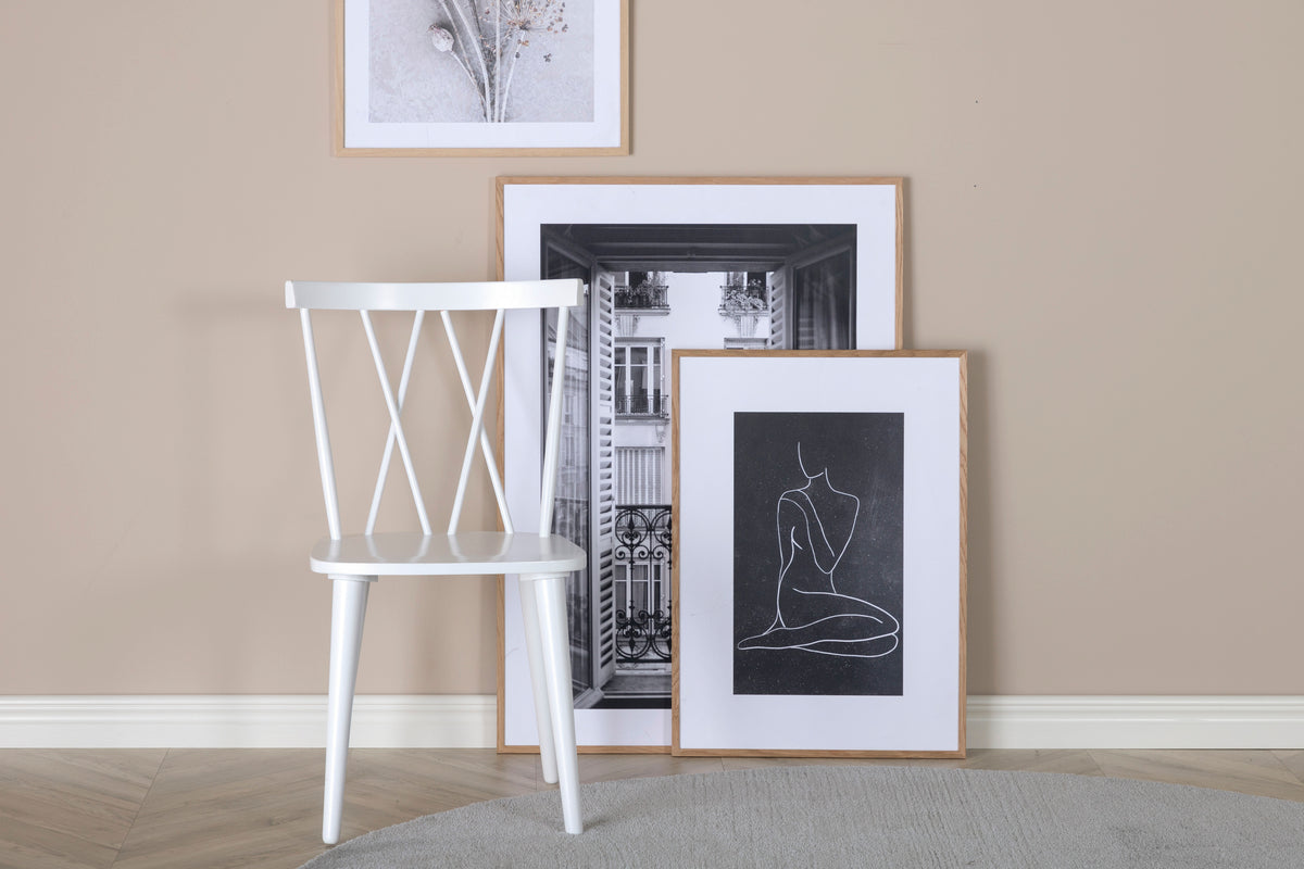 Mariette Spisebordsstol 2-pak Hvid