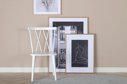 Mariette Spisebordsstol 2-pak Hvid