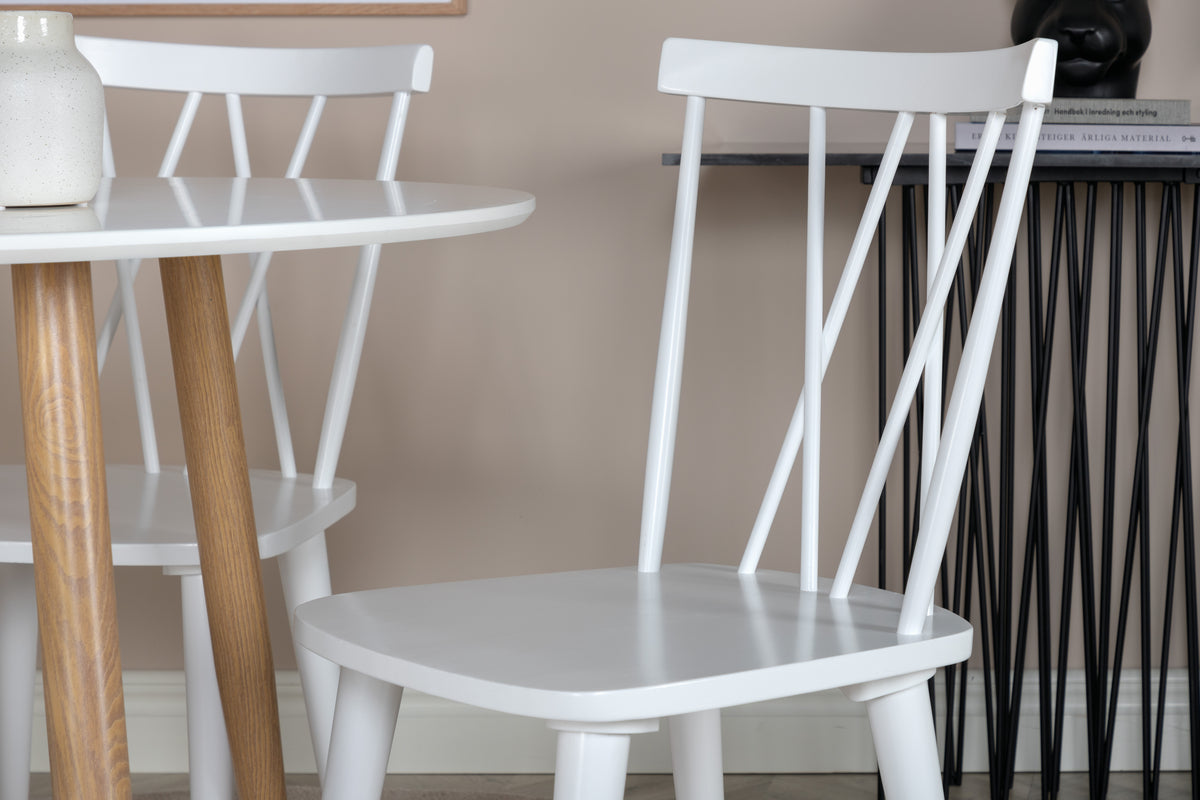 Mariette Spisebordsstol 2-pak Hvid