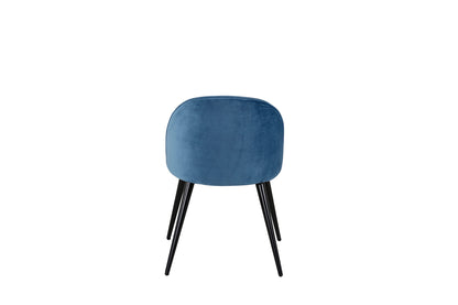 Spisebordsstol 2-pak Blå