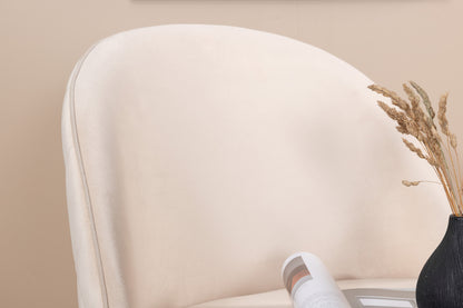 Velvet Spisebordsstol 2-pak Beige