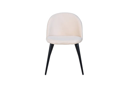 Velvet Spisebordsstol 2-pak Beige