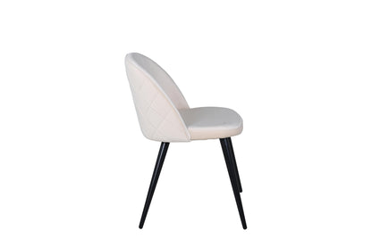 Velvet Spisebordsstol 2-pak Beige