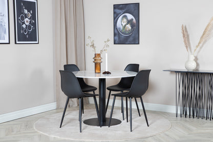 Estelle Rund Spisebord ⌀106 Hvid
