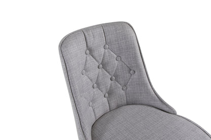 Velvet Deluxe Spisestol 2-pak Lys Grå