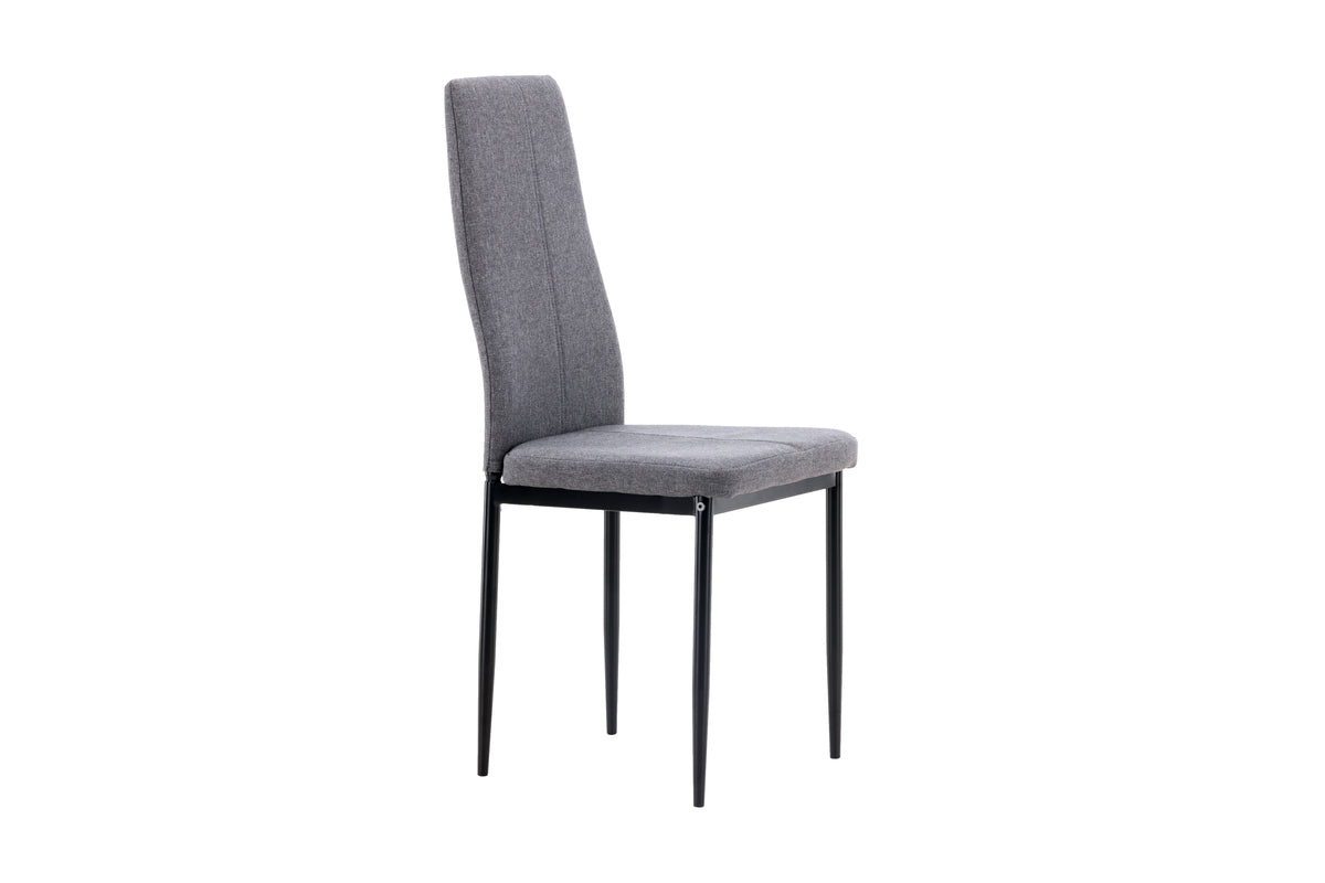Petra Spisebordsstol 2-pak Mørkegrå
