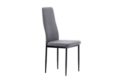 Petra Spisebordsstol 2-pak Mørkegrå