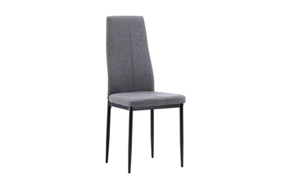 Petra Spisebordsstol 2-pak Mørkegrå