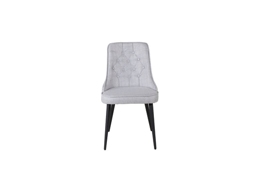 Velvet Deluxe Spisestol 2-pak Grå