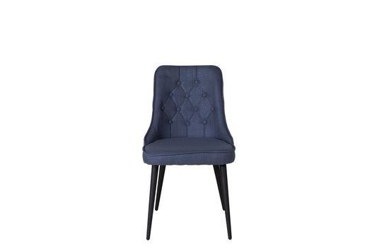 Velvet Deluxe Spisestol 2-pak Blå