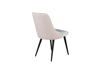 Velvet Deluxe Spisestol 2-pak Beige