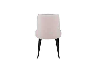 Velvet Deluxe Spisestol 2-pak Beige
