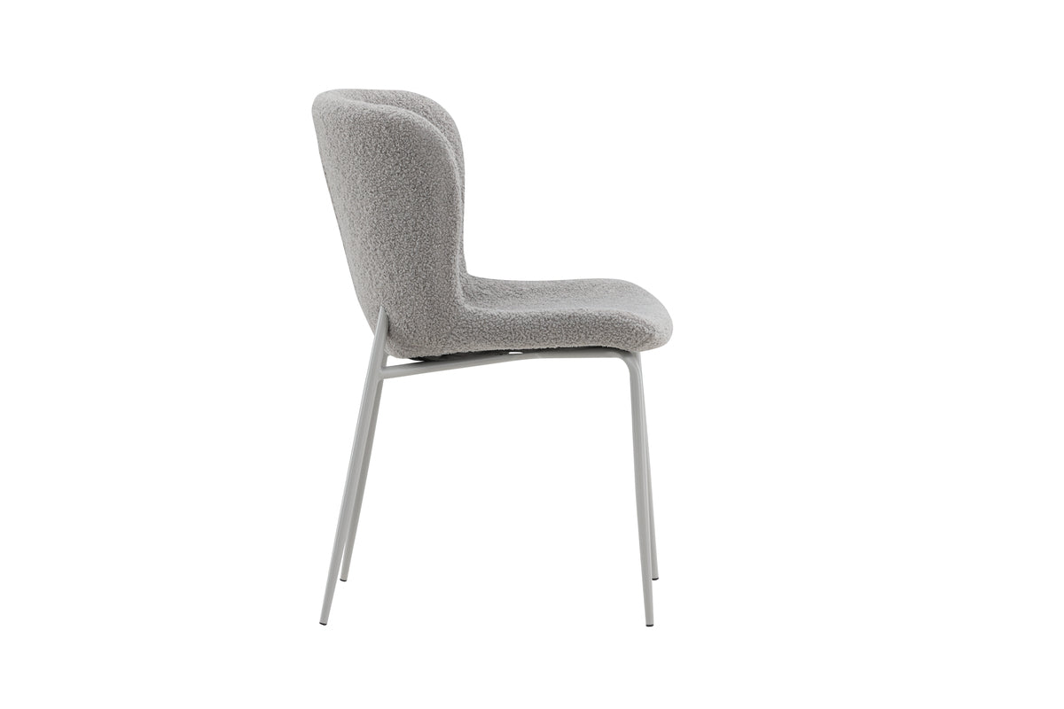 Modesto Spisebordsstol 2-pak Grå