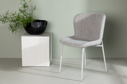 Modesto Spisebordsstol 2-pak Grå