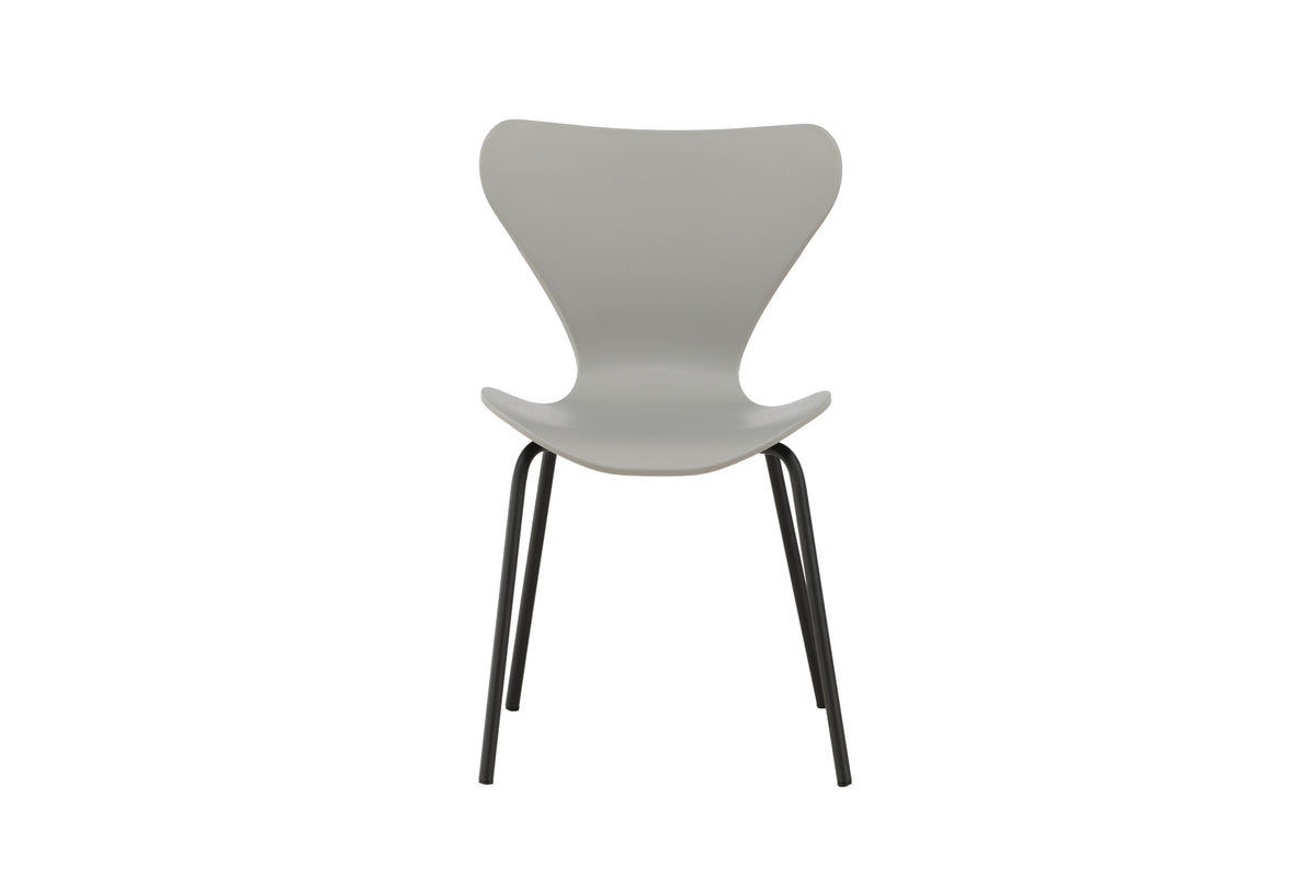 Spisebordsstol Lysegrå