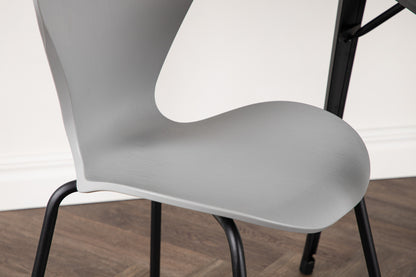 Spisebordsstol Lysegrå