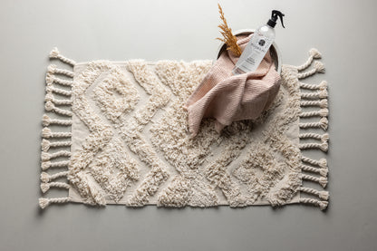 Hilma Rektangulære Måtter 80 x 50 Off-white