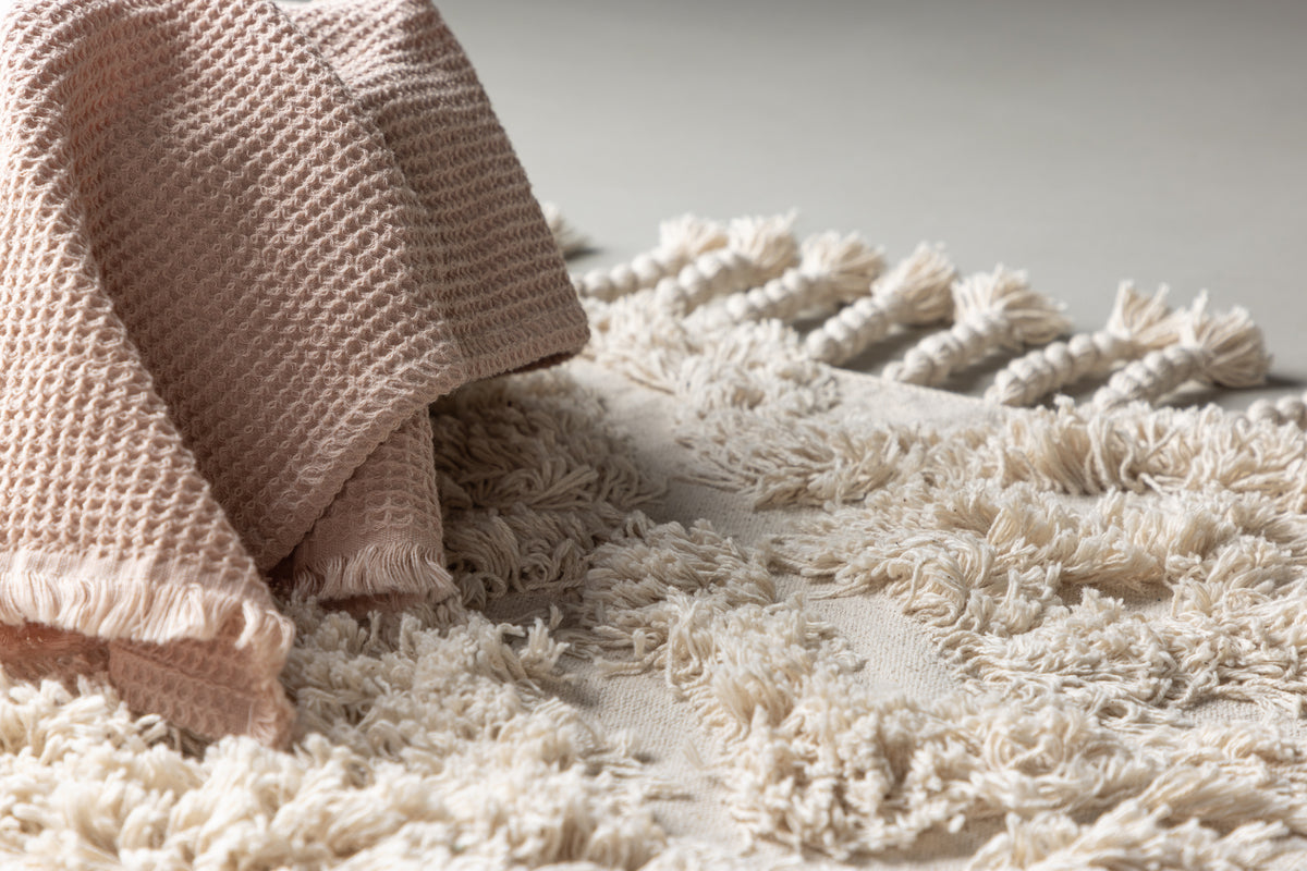 Hilma Rektangulære Måtter 80 x 50 Off-white