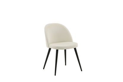 Velvet Spisestol 2-pak Creme