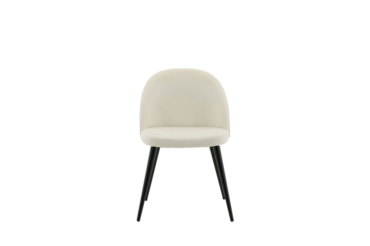 Velvet Spisestol 2-pak Creme