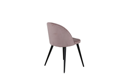 Velvet Spisestol 2-pak Støvet Rosa