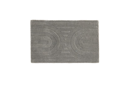 Rektangulært tæppe 80 x 50 Sølv