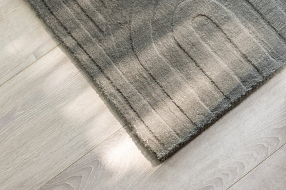 Rektangulært tæppe 80 x 50 Sølv