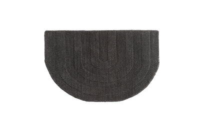 Nora Oval Tæppe 80 x 50 Sort