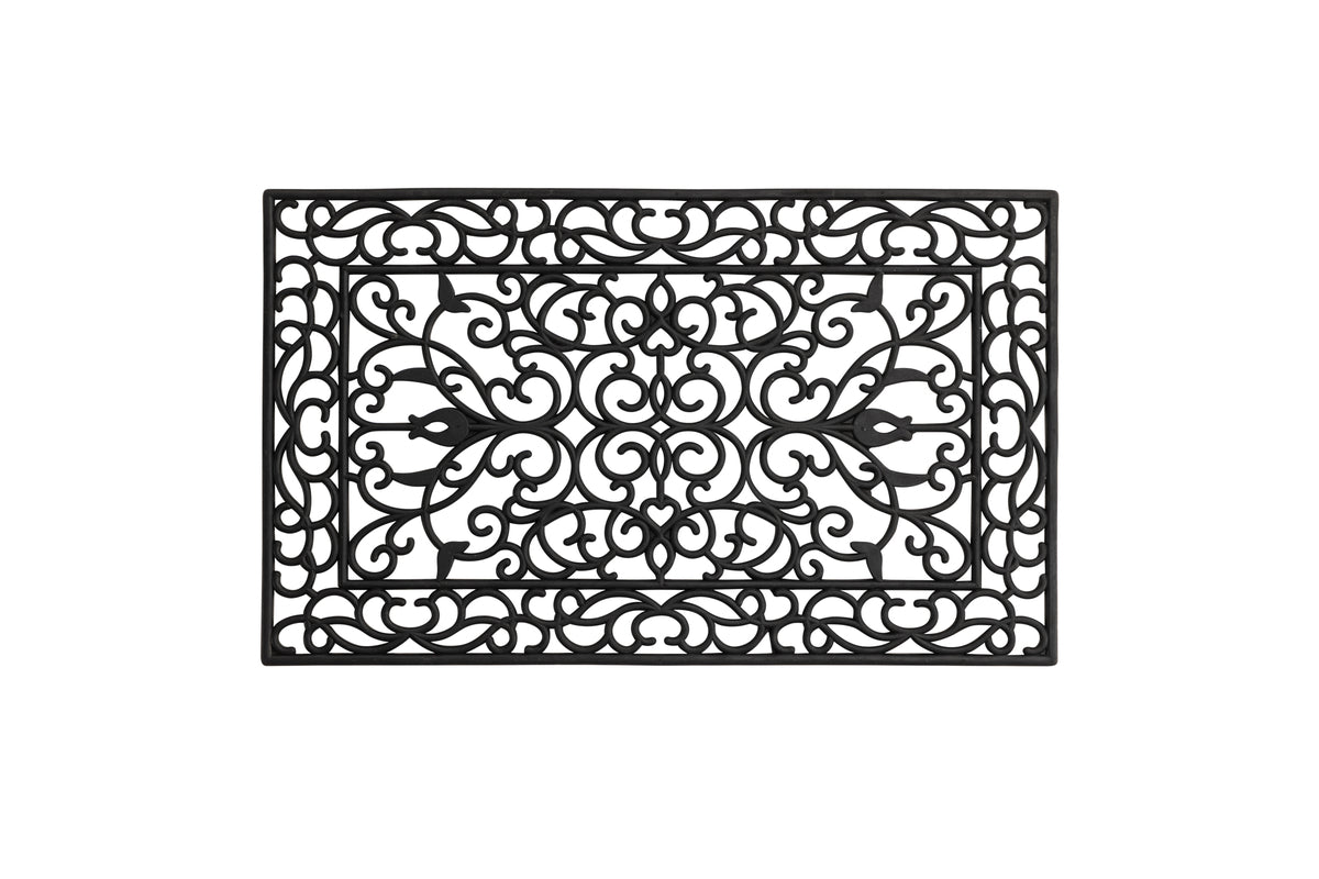 Rektangulært tæppe 75 x 45 Sort