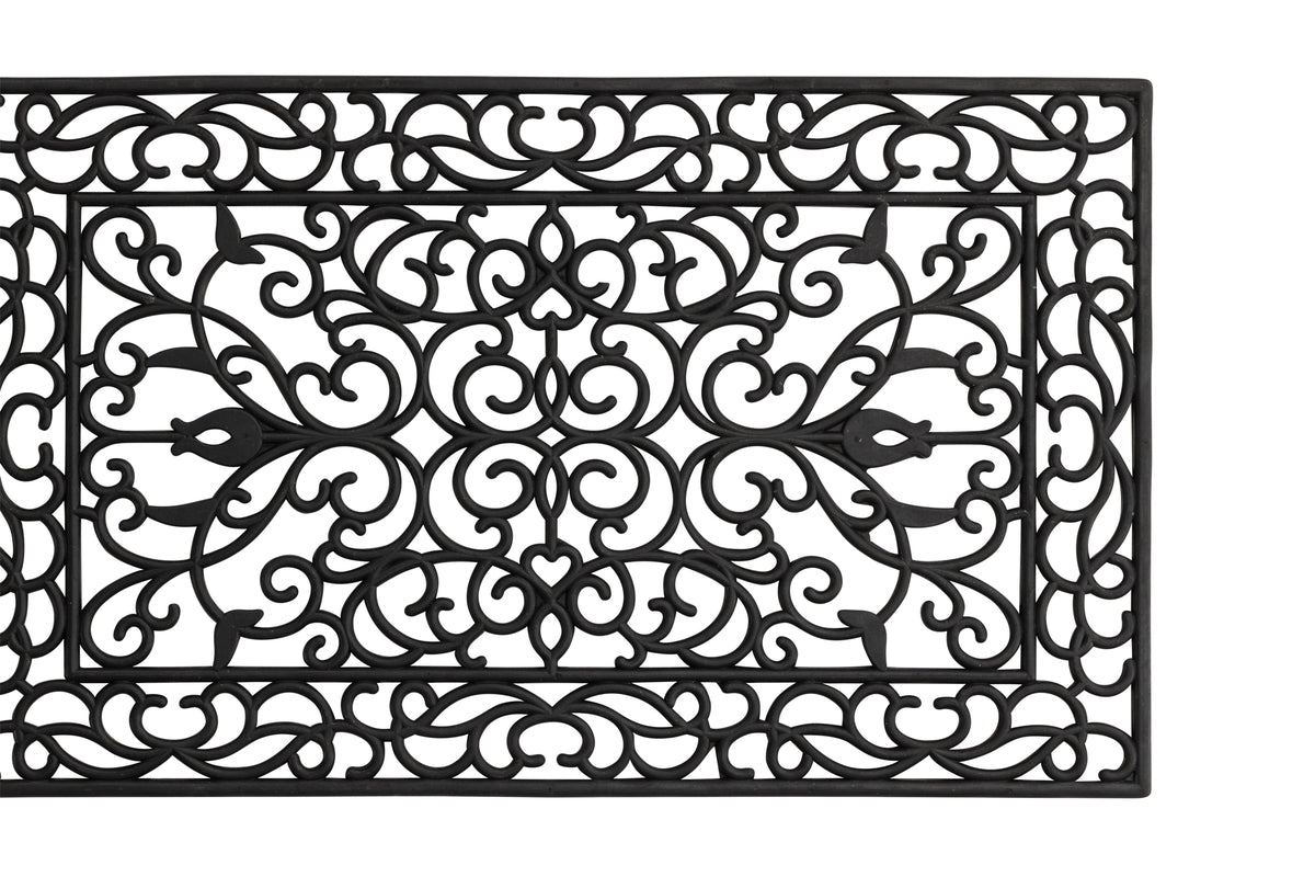 Rektangulært tæppe 75 x 45 Sort