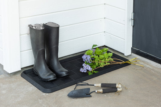 Rektangulært tæppe 75 x 45 Sort