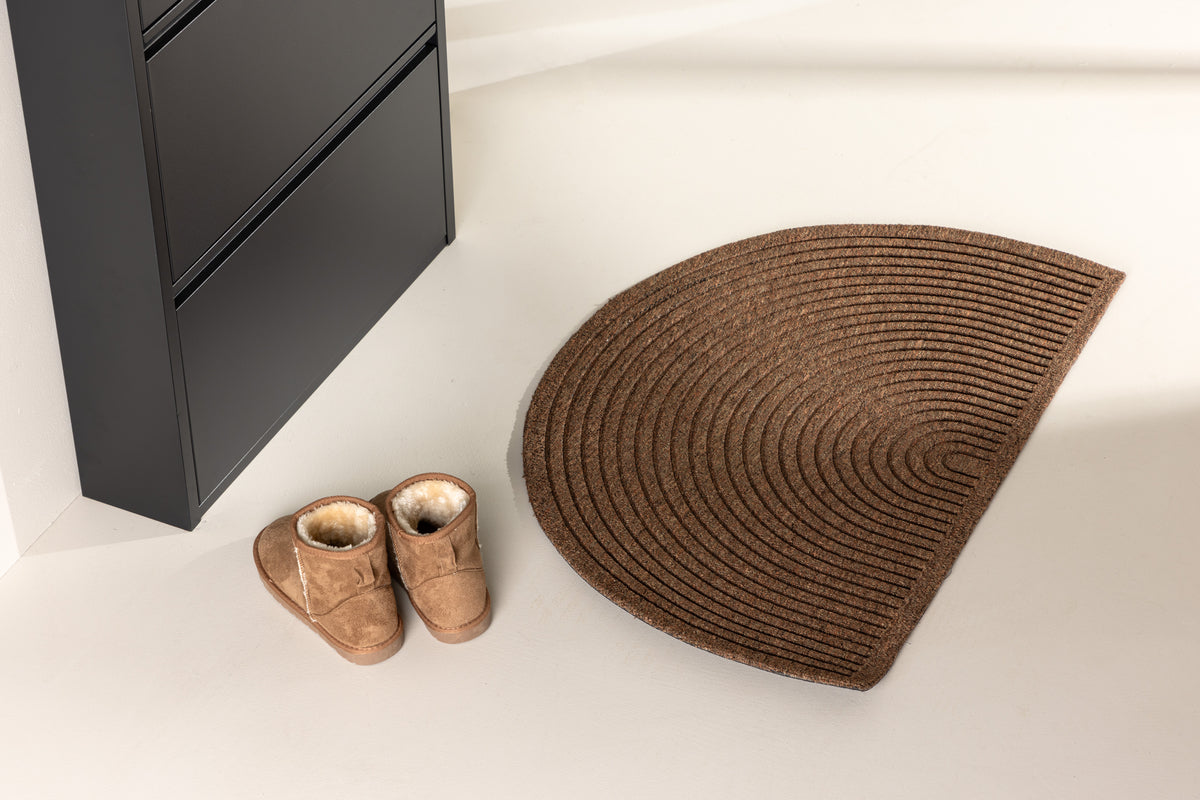 Rektangulært tæppe 90 x 60 Nature