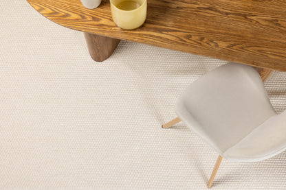 Vilma rektangulært tæppe 290 x 200 offwhite