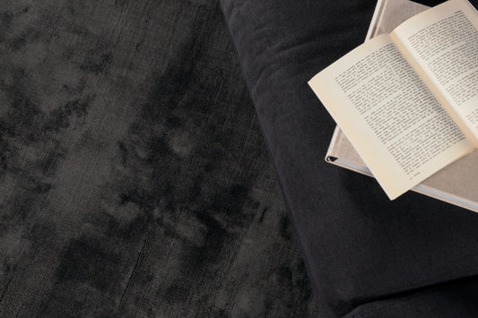 Rektangulært tæppe 300 x 200 Mørkegrå