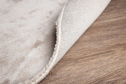 Indra rundt tæppe ⌀200 beige