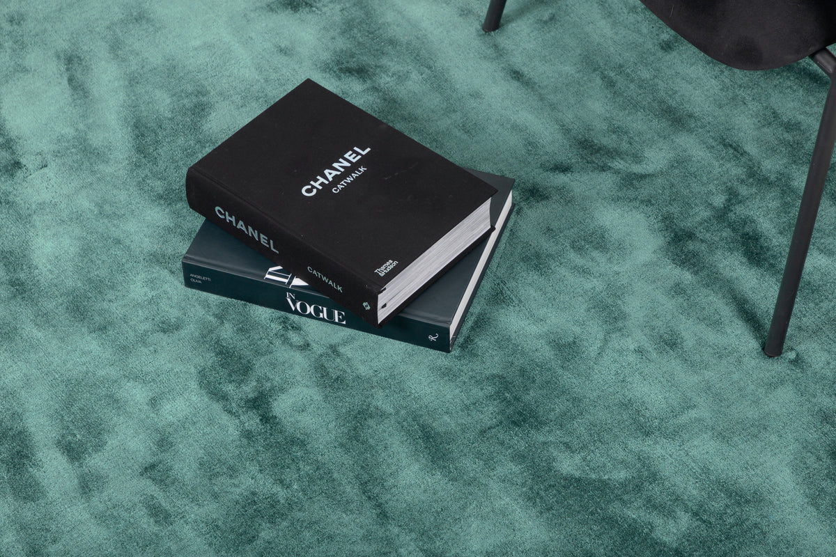 Indra Rundt tæppe 200 Grøn