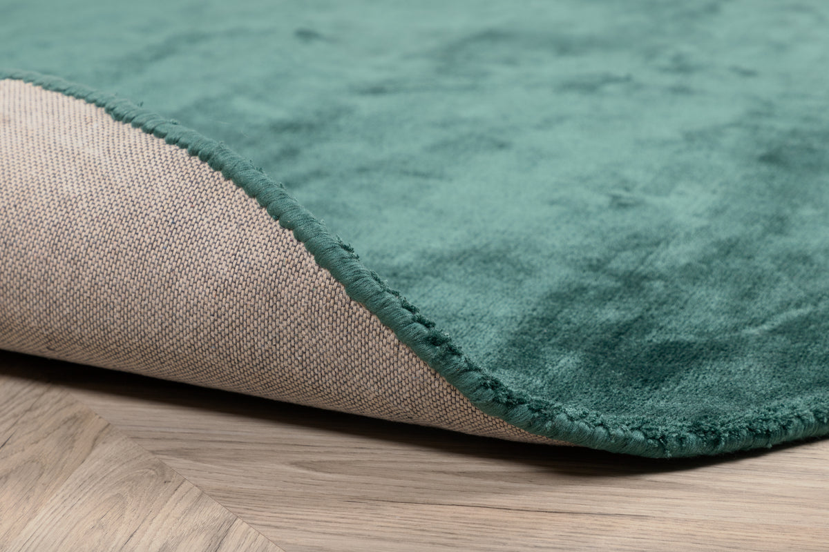 Indra Rundt tæppe 200 Grøn