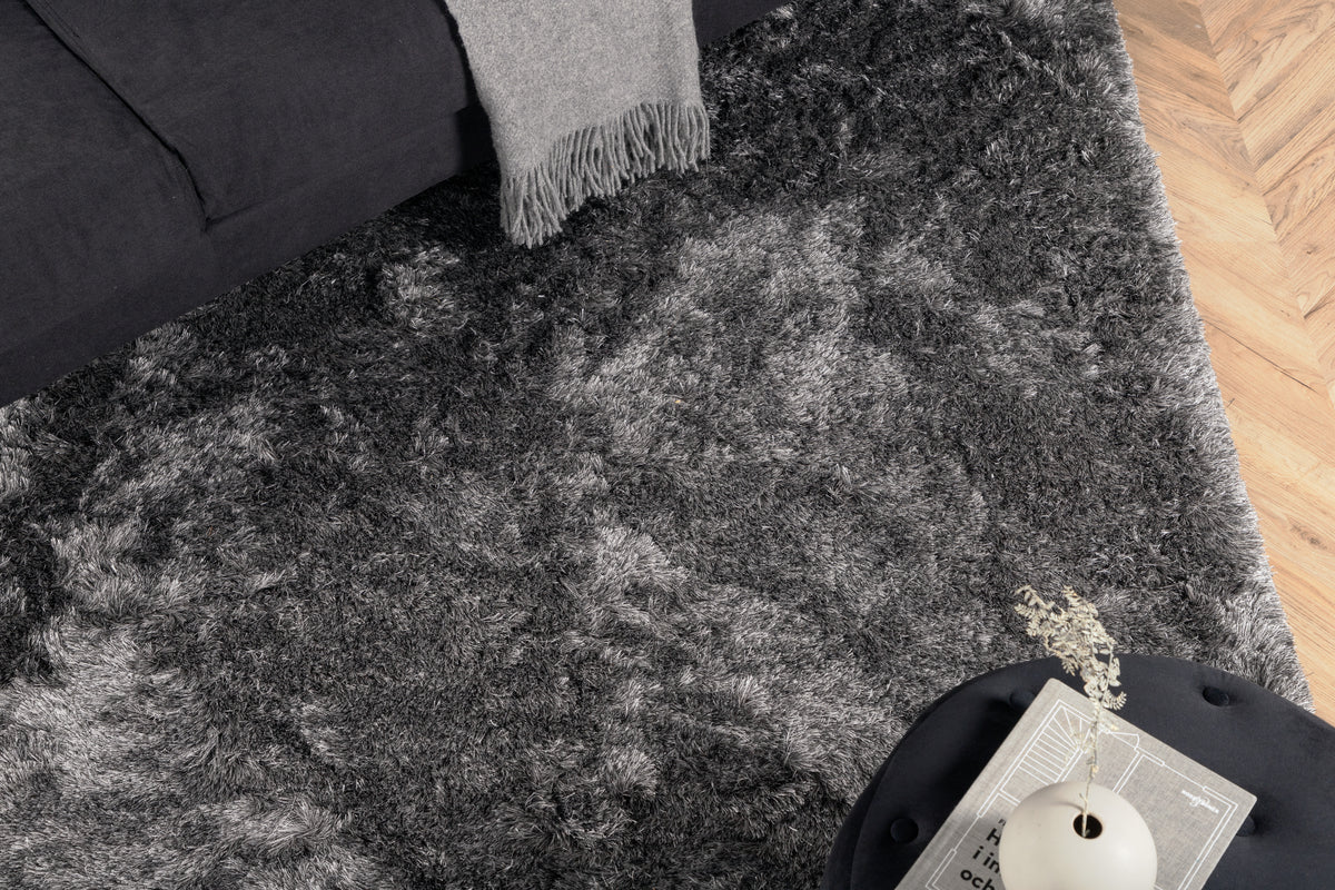 Rektangulært tæppe 300 x 200 Grå