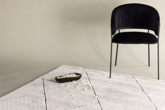 Rektangulært tæppe 290 x 200 Hvid