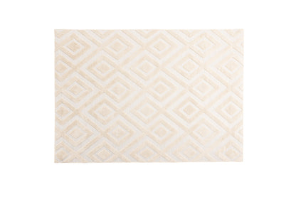 Pia Rektangulært Tæppe 230 x 160 Beige