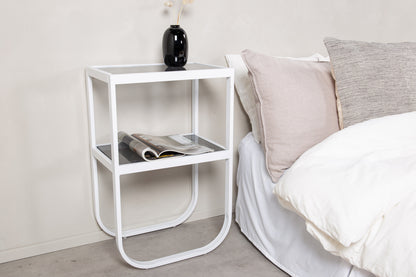 Rocker Sengebord 45 x 30 Hvid