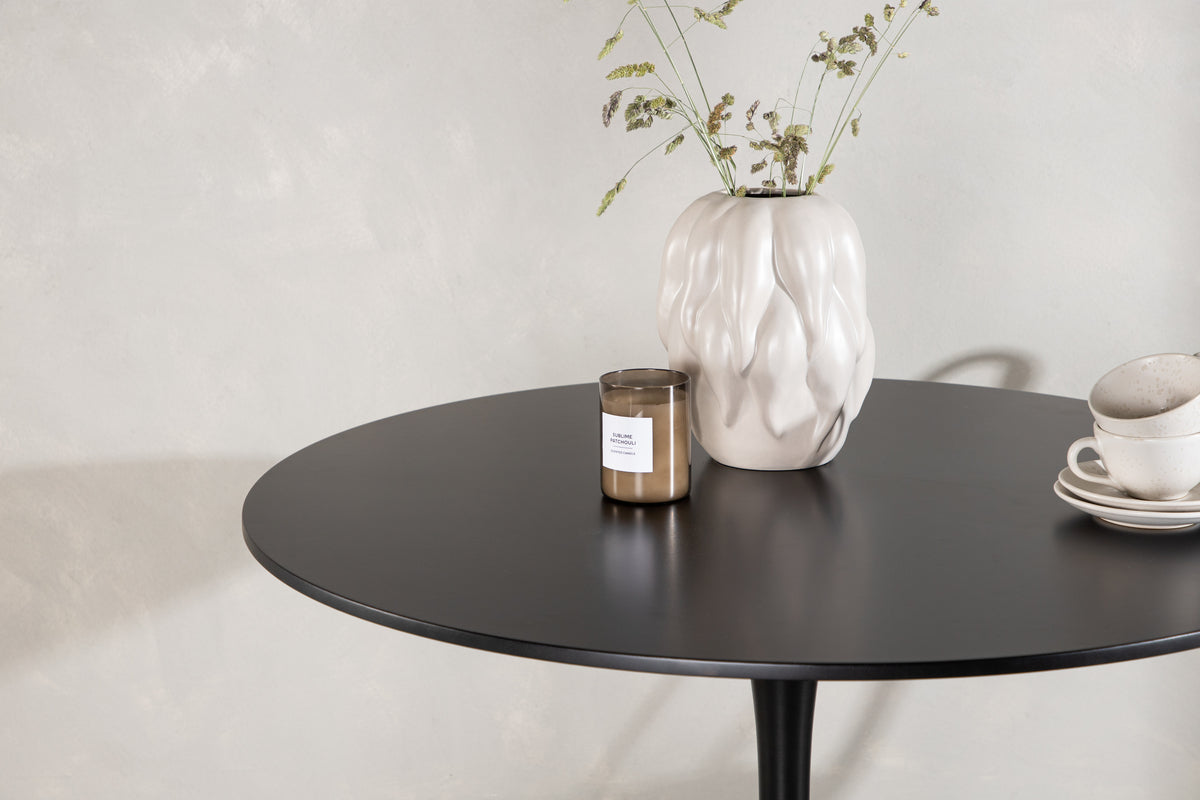 Glade Rundt Spisebord ⌀100 Sort