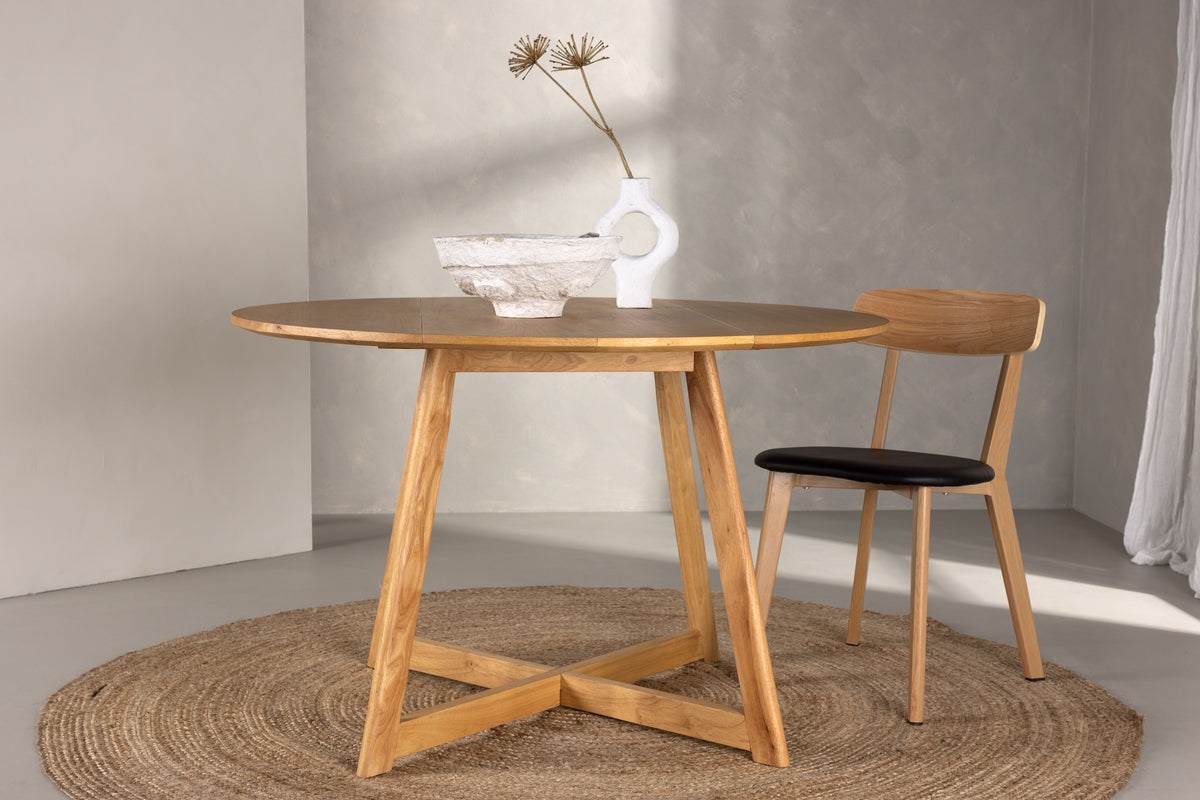 Yakidon Rundt Spisebord ⌀120 Brun