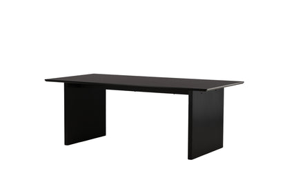 Vail Firkantet Spisebord 200 x 100 Sort