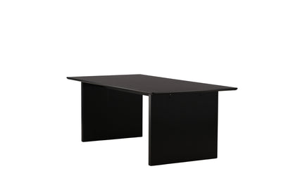 Vail Firkantet Spisebord 200 x 100 Sort