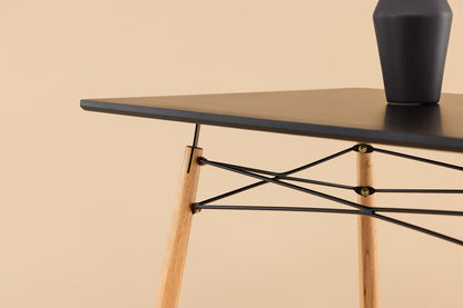 Danburi Rektangulært spisebord 120 x 60 Sort