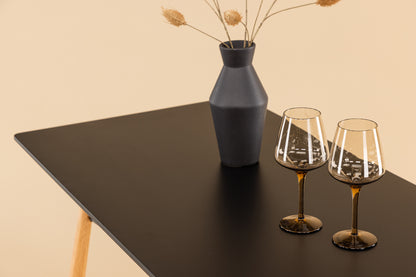 Danburi Rektangulært spisebord 120 x 60 Sort