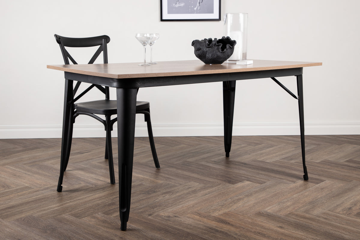 Tempe Firkantet Spisebord 140 x 80 Valnød